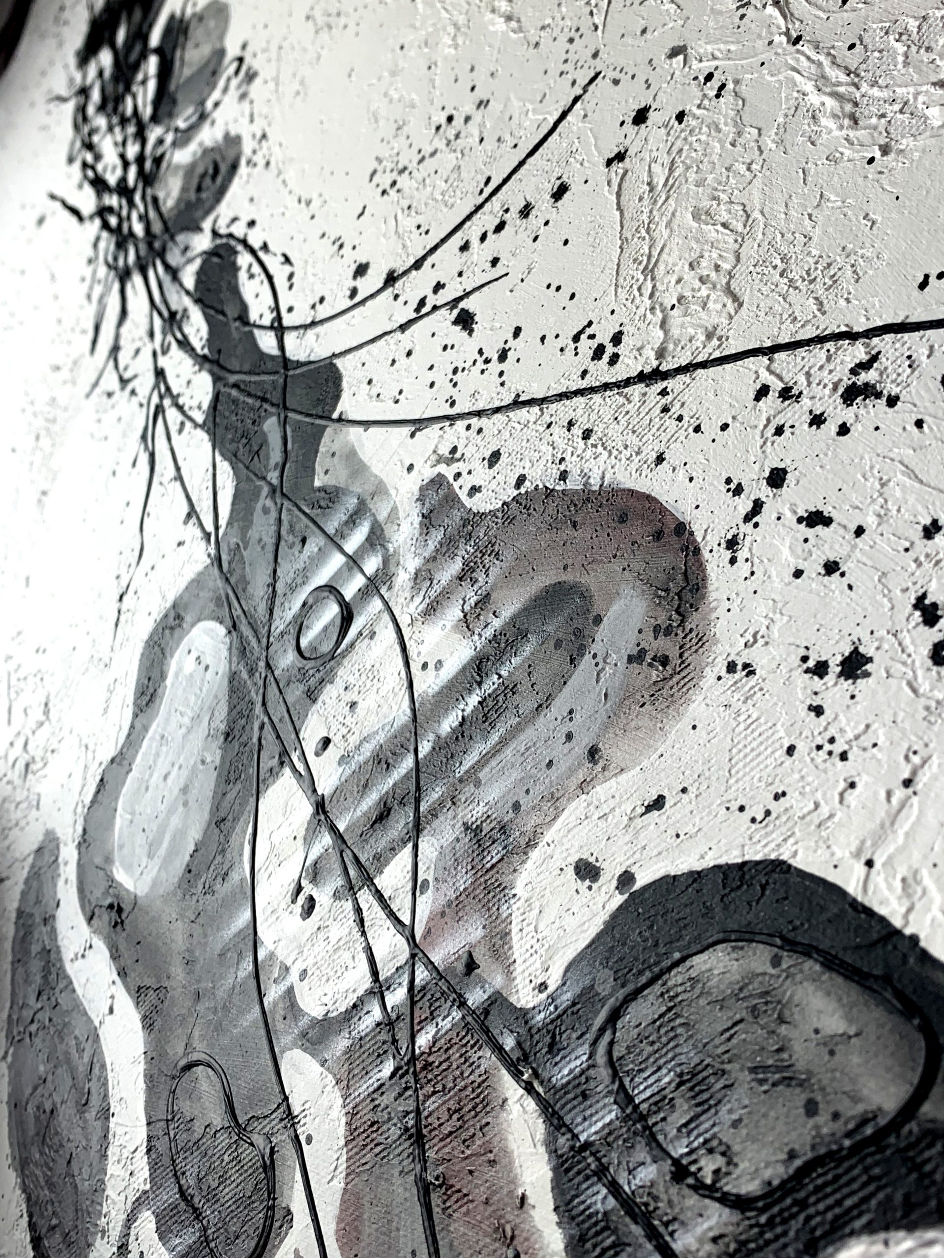 Pionowy wąski obraz abstrakcja "W sieci" 2175A - obrazek 5