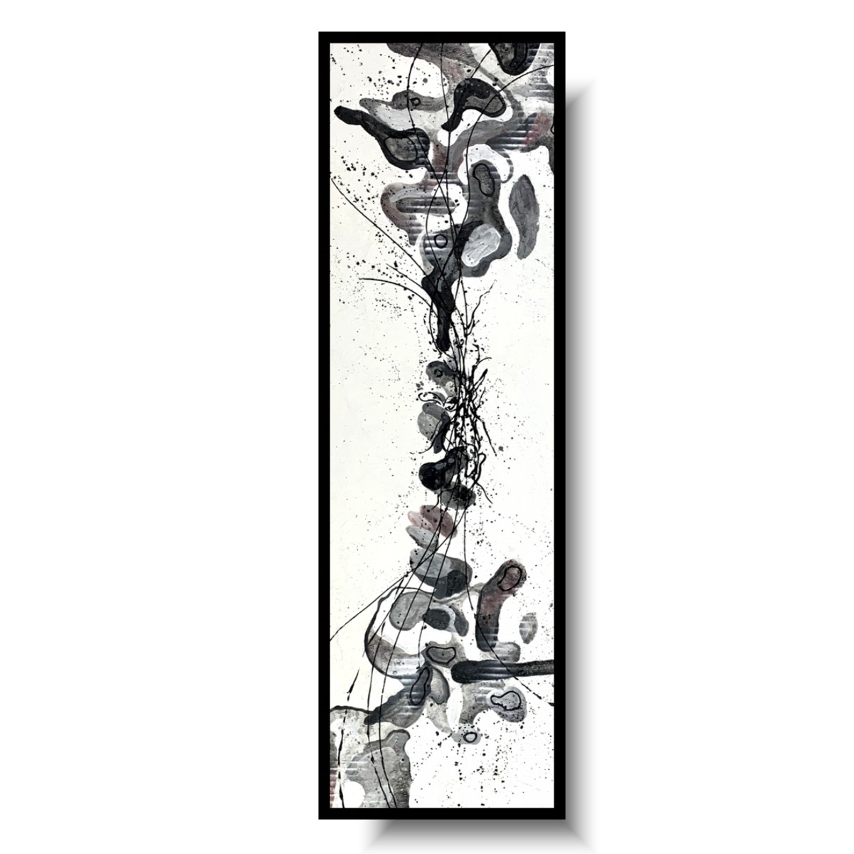 Pionowy wąski obraz abstrakcja "W sieci" 2175A