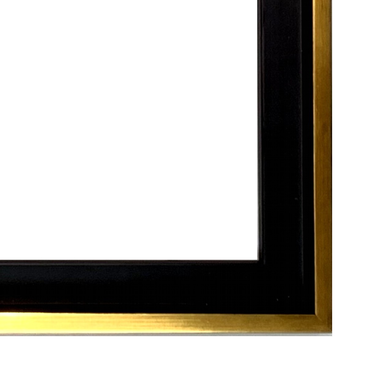 American box rama do obrazu pudełkowa czarno-złota 4025