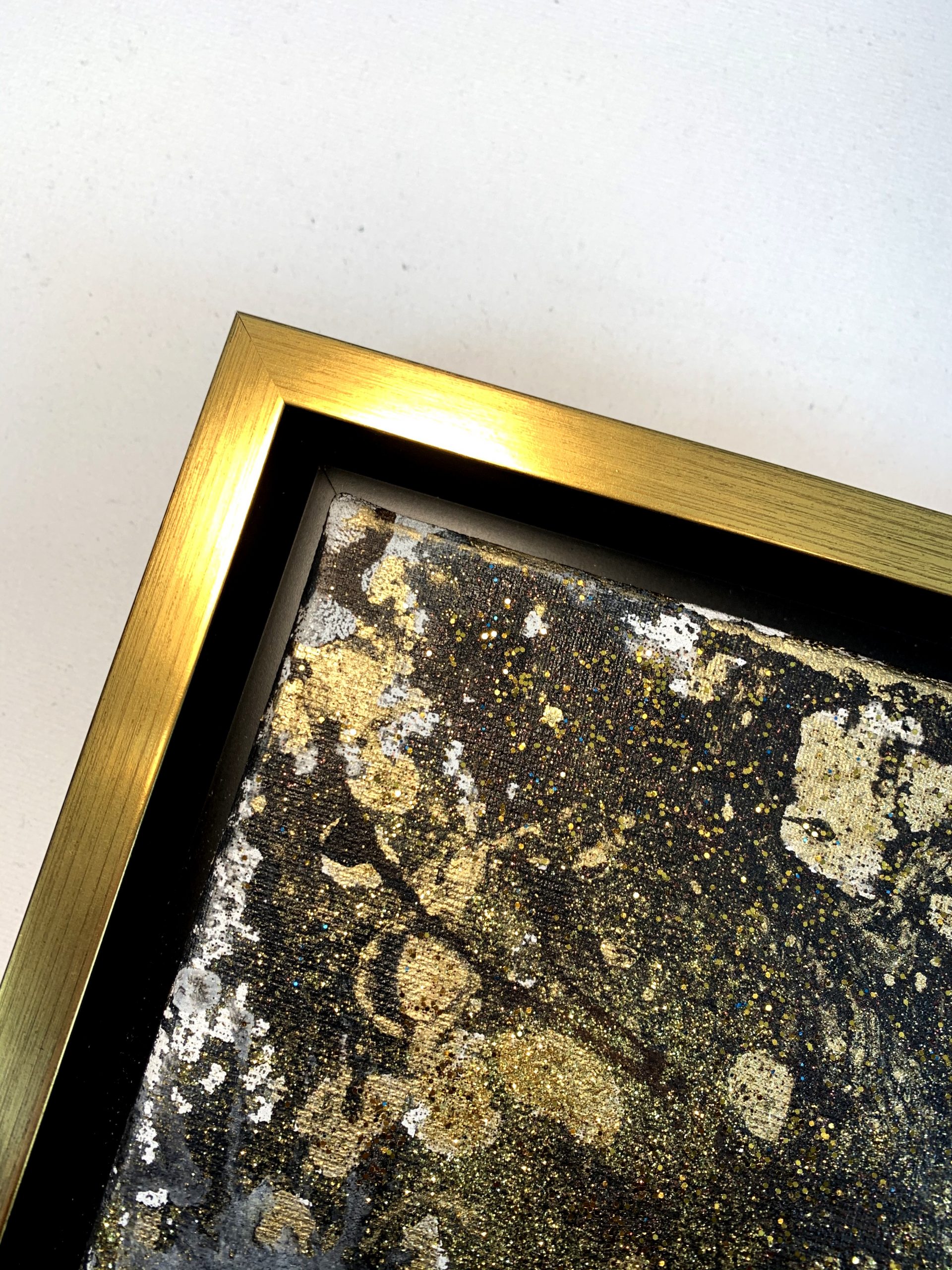 American box rama do obrazu pudełkowa czarno-złota 4025 - obrazek 3