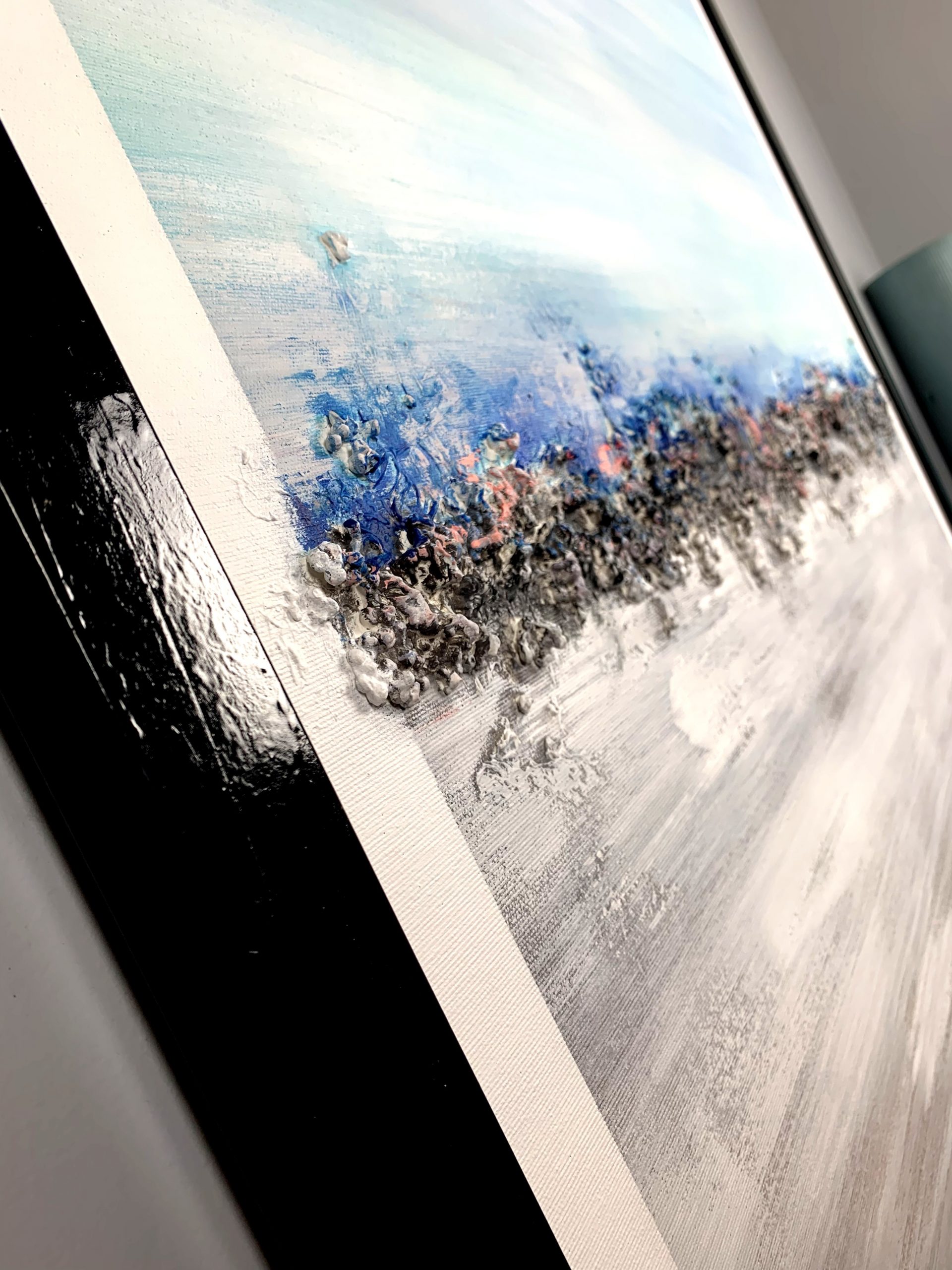 Obraz ręcznie malowany na płótnie "Morskie fale" 2113A - obrazek 5