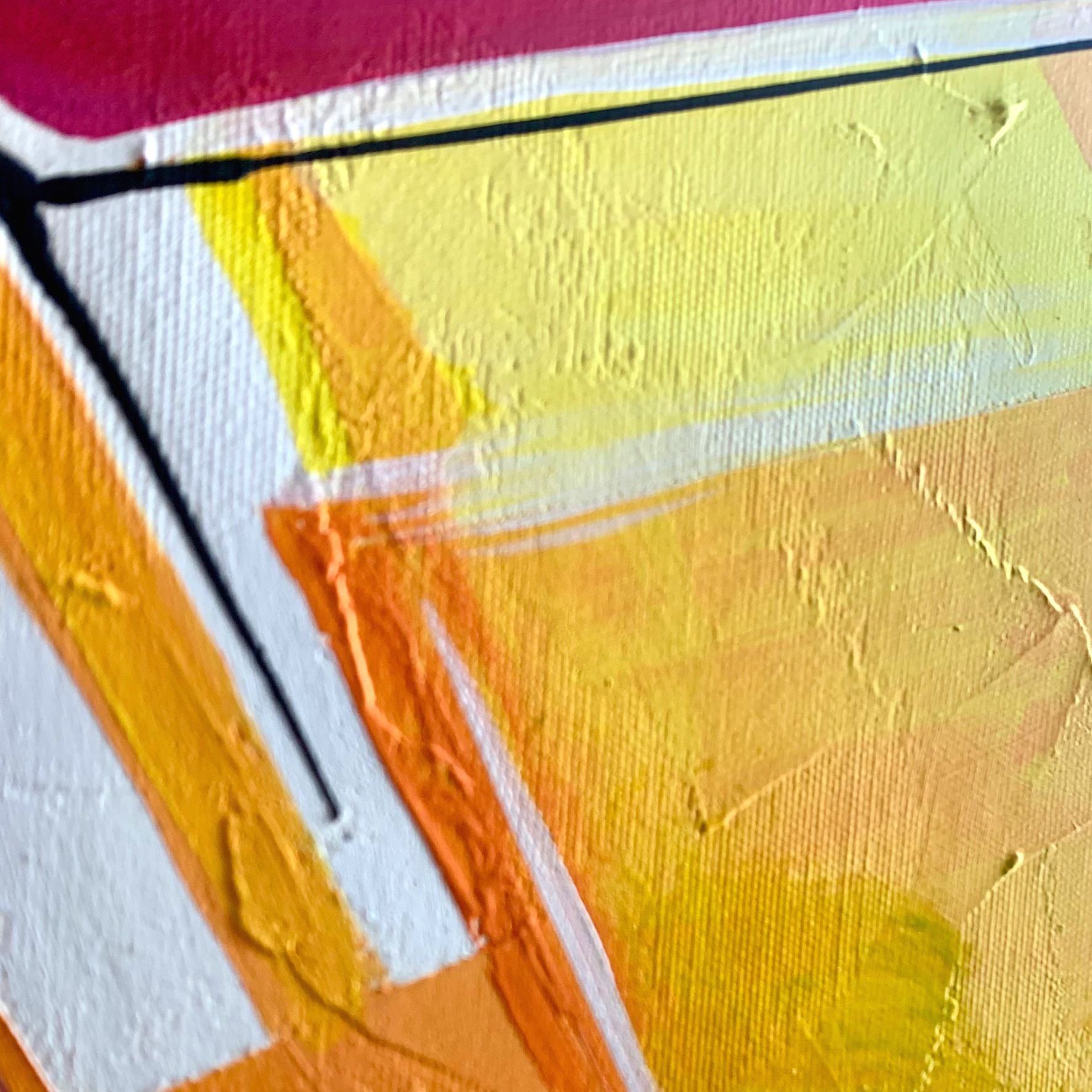 Dwa obrazy abstrakcje "Dziecięca radość" - komplet obrazów 2302A - obrazek 5