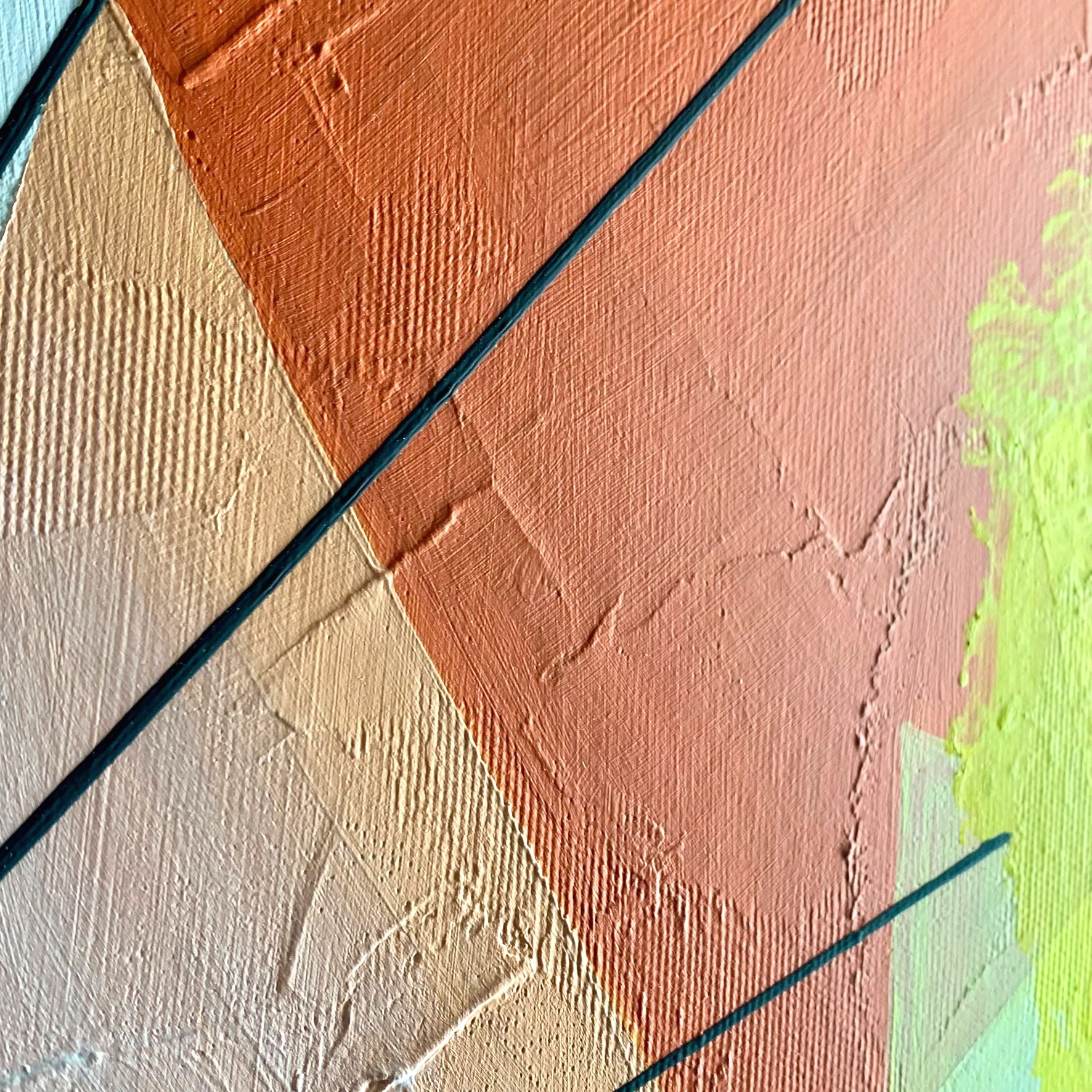 Dwa obrazy abstrakcje "Dziecięca radość" - komplet obrazów 2302A - obrazek 6