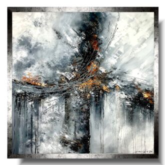 Elegancki obraz premium "Rozdroże" abstrakcja na płótnie 2069A