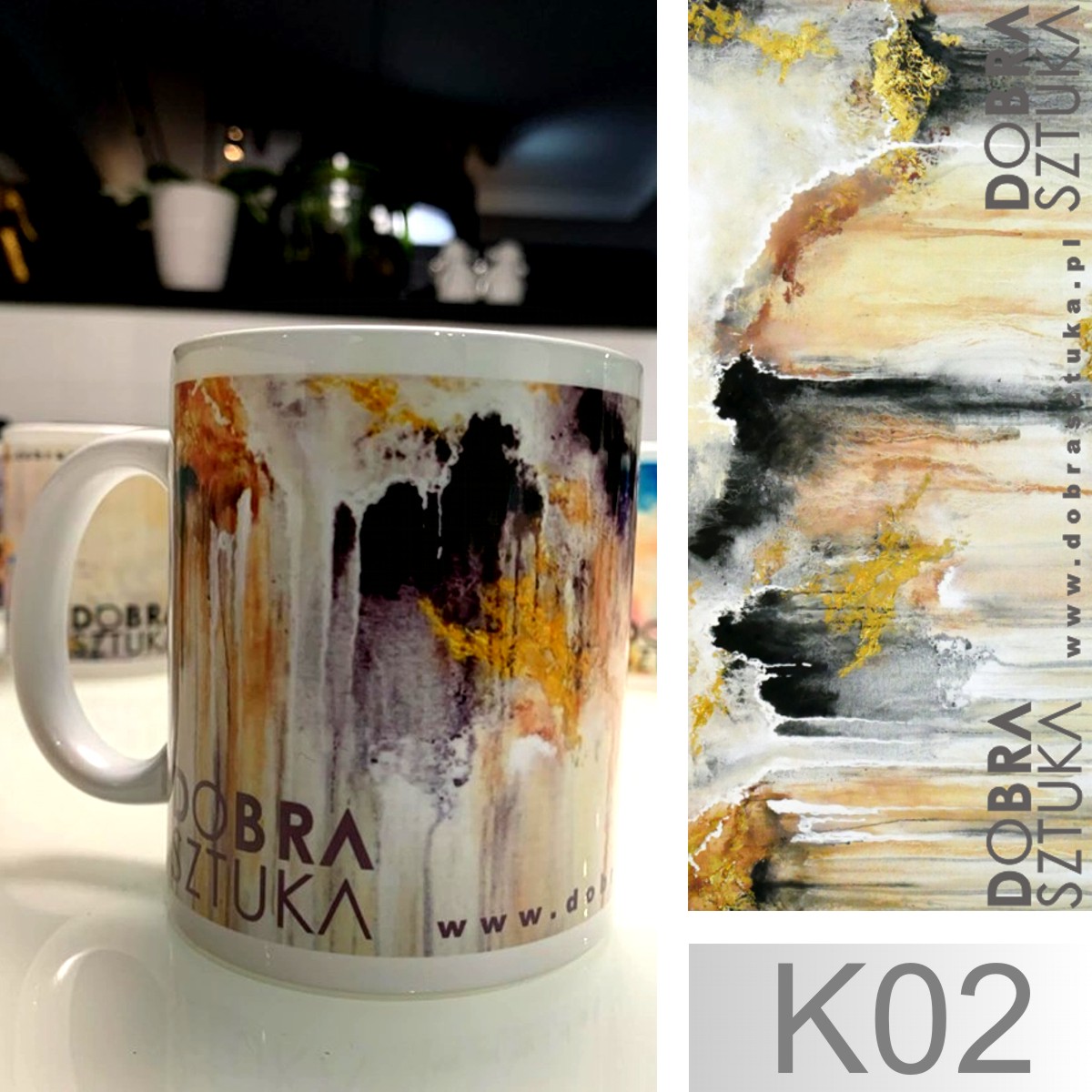 Kubki z obrazami kubek z literami obraz na kubku K2 - obrazek 9