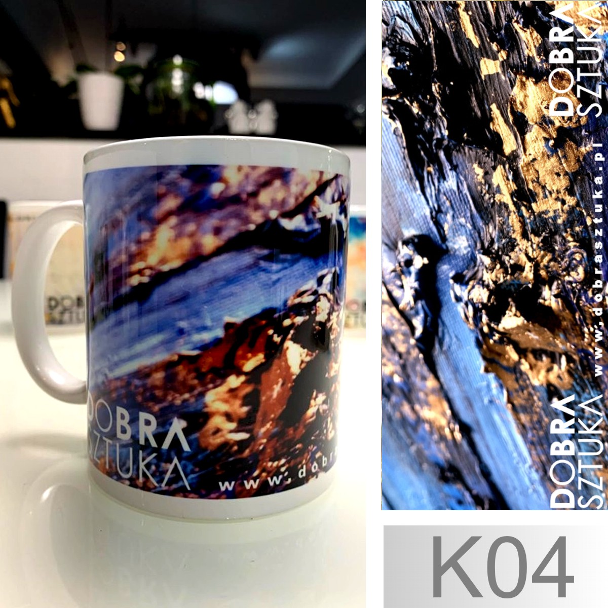 Kubki z obrazami kubek z literami obraz na kubku K2 - obrazek 11