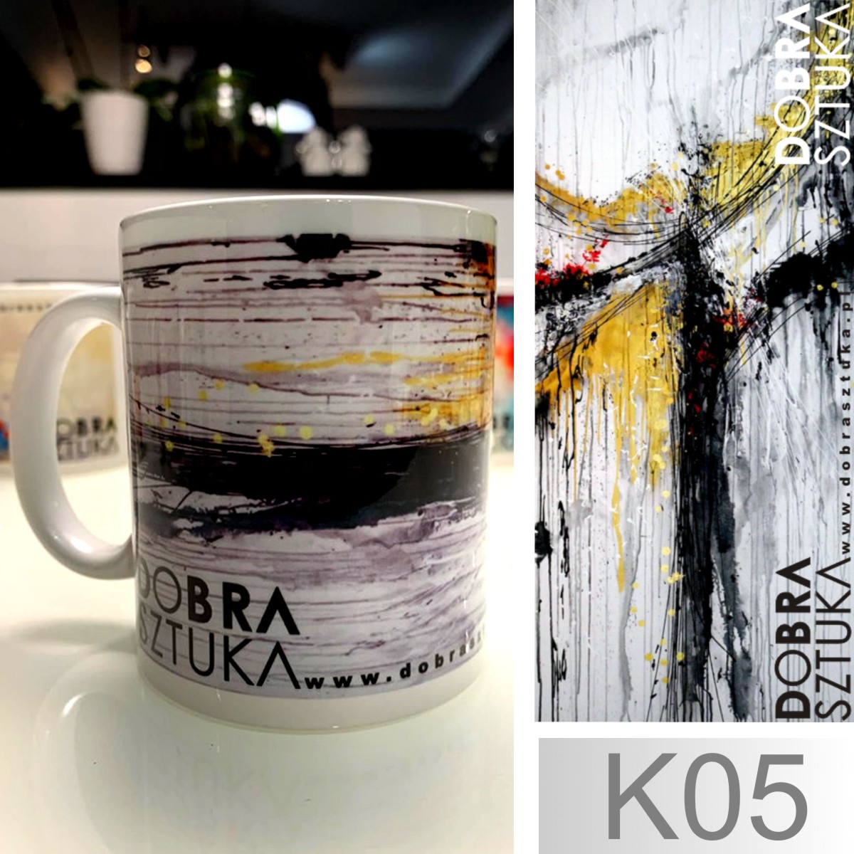 Kubki z obrazami kubek z literami obraz na kubku K2 - obrazek 12