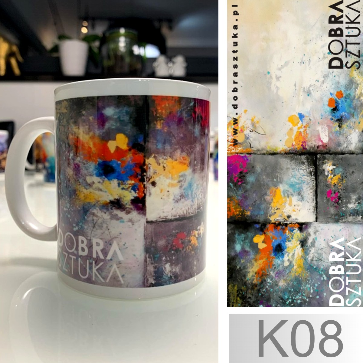 Kubki z obrazami kubek z literami obraz na kubku K2 - obrazek 15