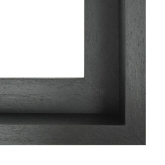 Drewniana rama american box do obrazu czarna SA50