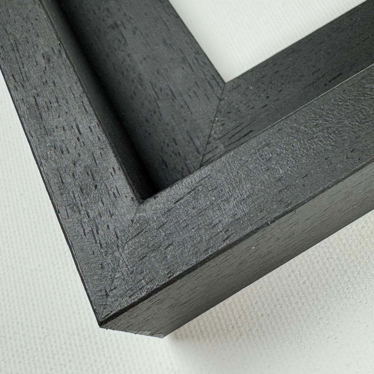 Drewniana rama american box do obrazu czarna SA50 - obrazek 3