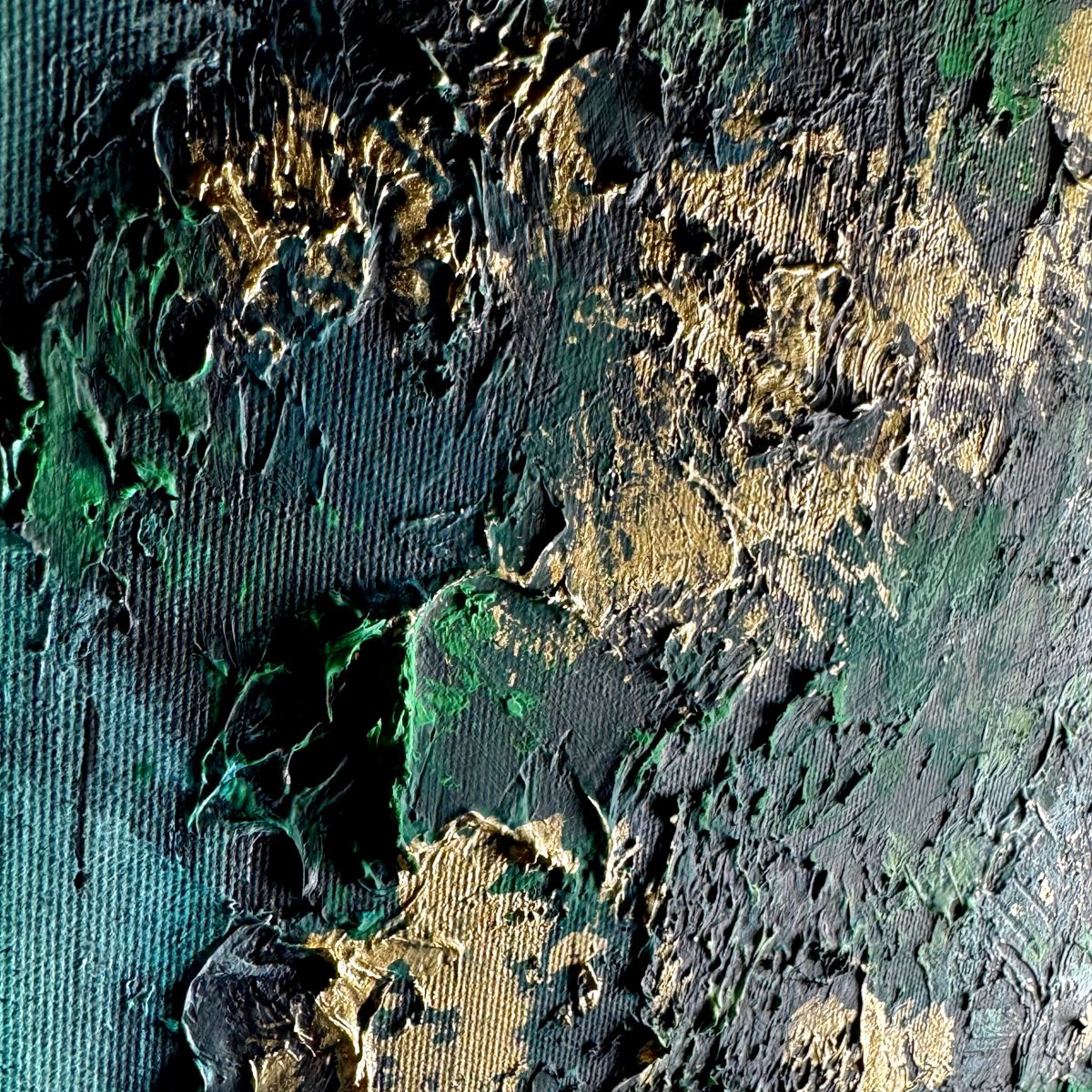 Obraz ręcznie malowany na płótnie "Złote urwisko" 2067A - obrazek 8