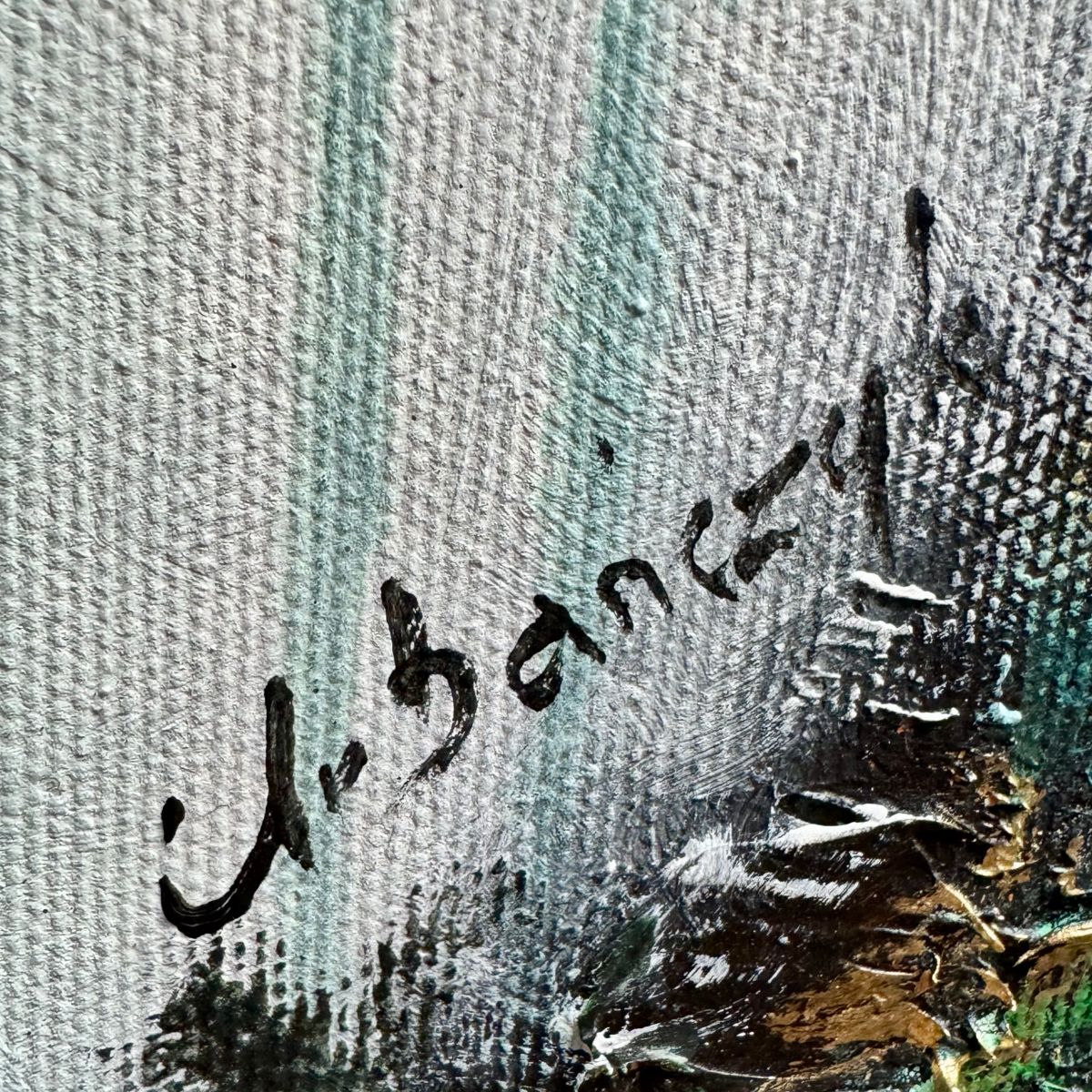 Obraz ręcznie malowany na płótnie "Złote urwisko" 2067A - obrazek 6