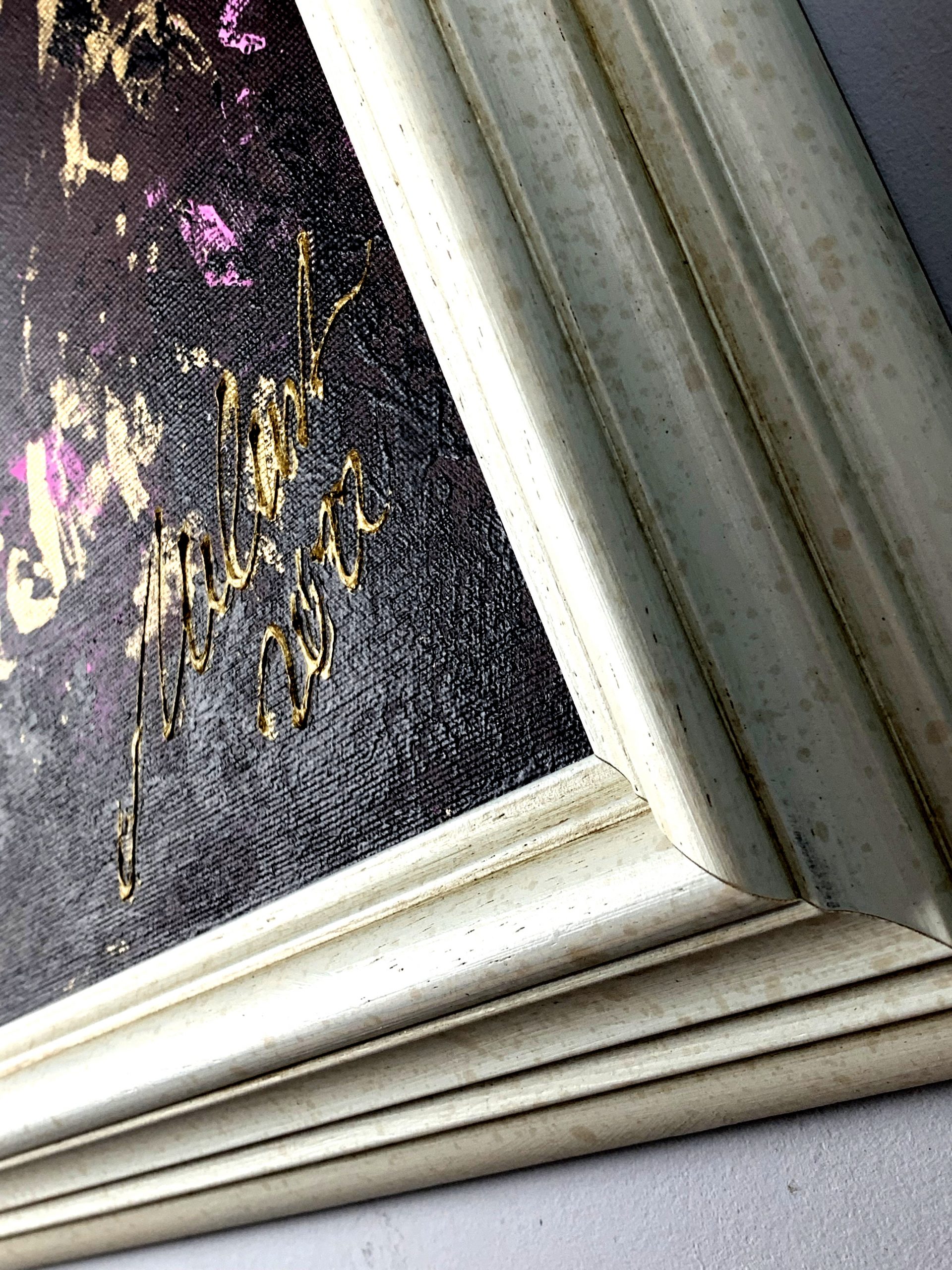 Obraz ręcznie malowany na płótnie "Magiczna chwila" 2112A - obrazek 5