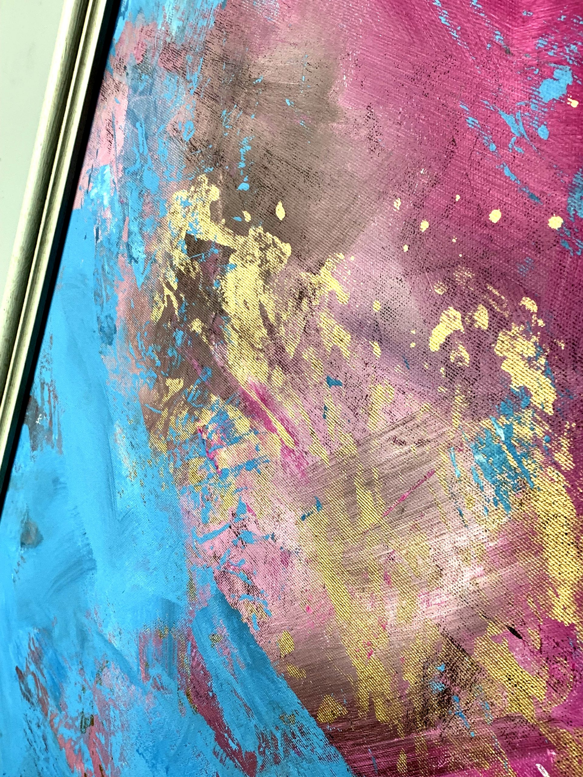 Obraz ręcznie malowany na płótnie "Magiczna chwila" 2112A - obrazek 6