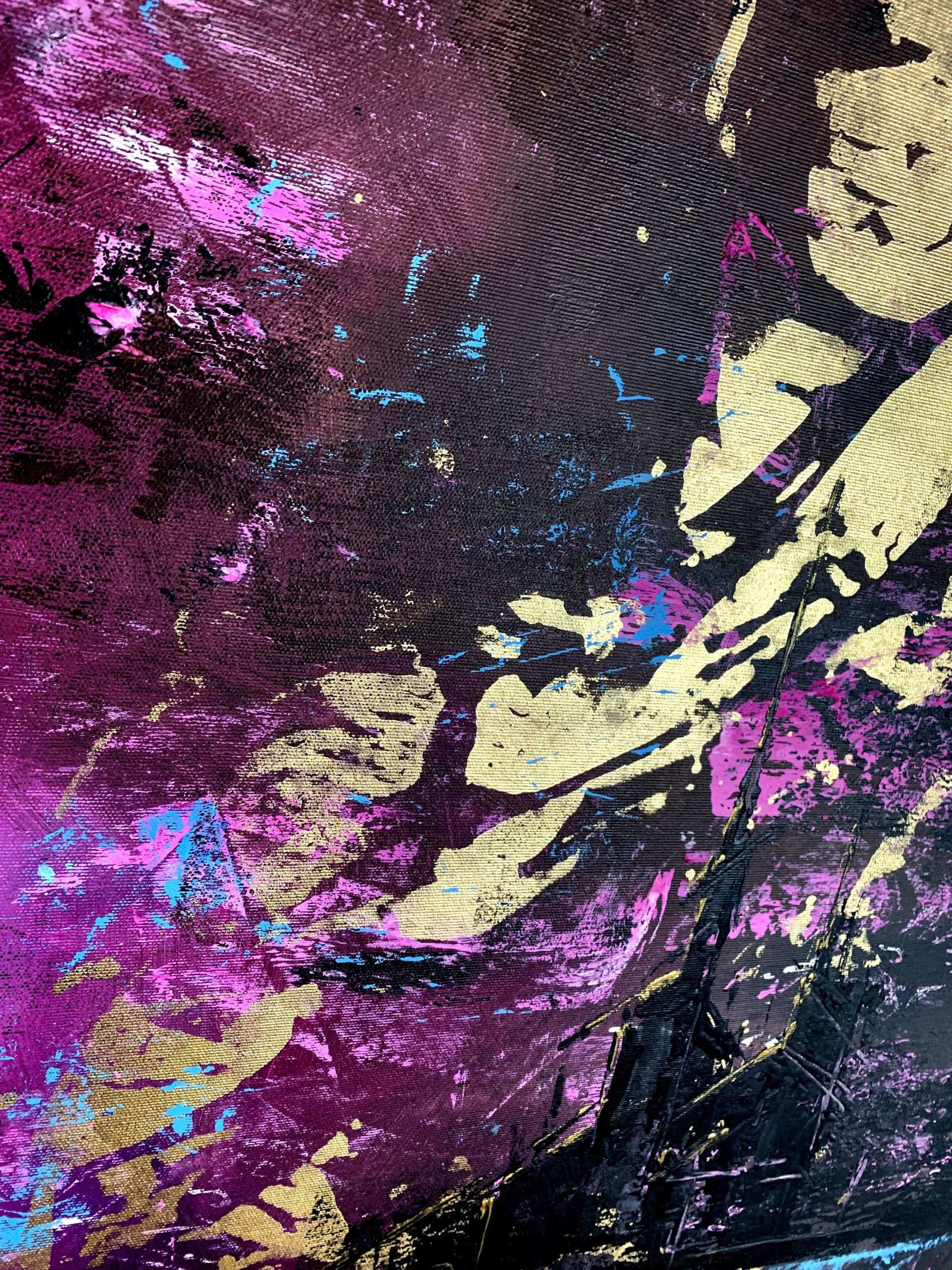 Obraz ręcznie malowany na płótnie "Magiczna chwila" 2112A - obrazek 7