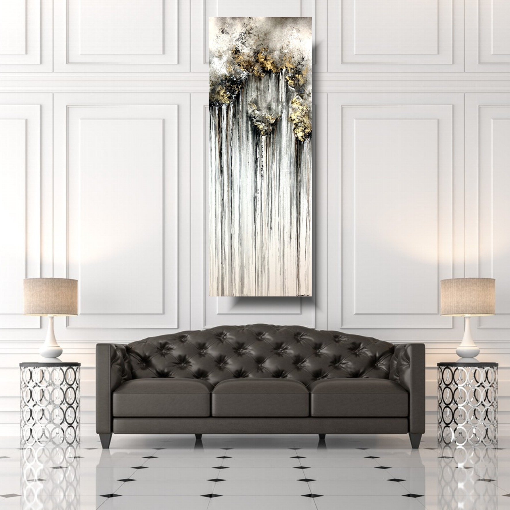 Obraz ręcznie malowany na płótnie "Genialne myśli" 2247A - obrazek 3