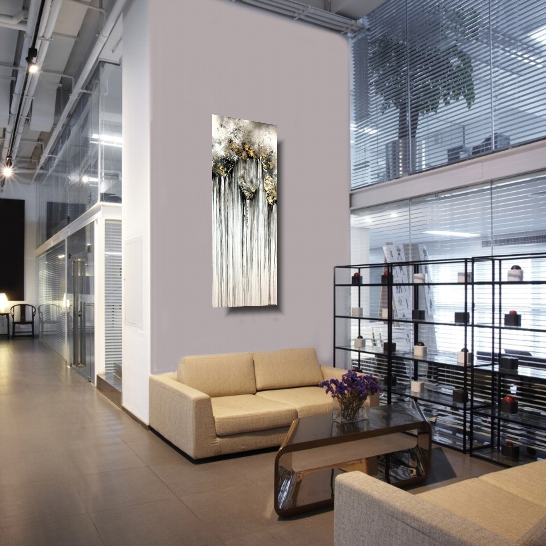 Obraz ręcznie malowany na płótnie "Genialne myśli" 2247A - obrazek 2