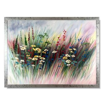 Obraz ręcznie malowany na płótnie "Polskie kwiaty" 2253A