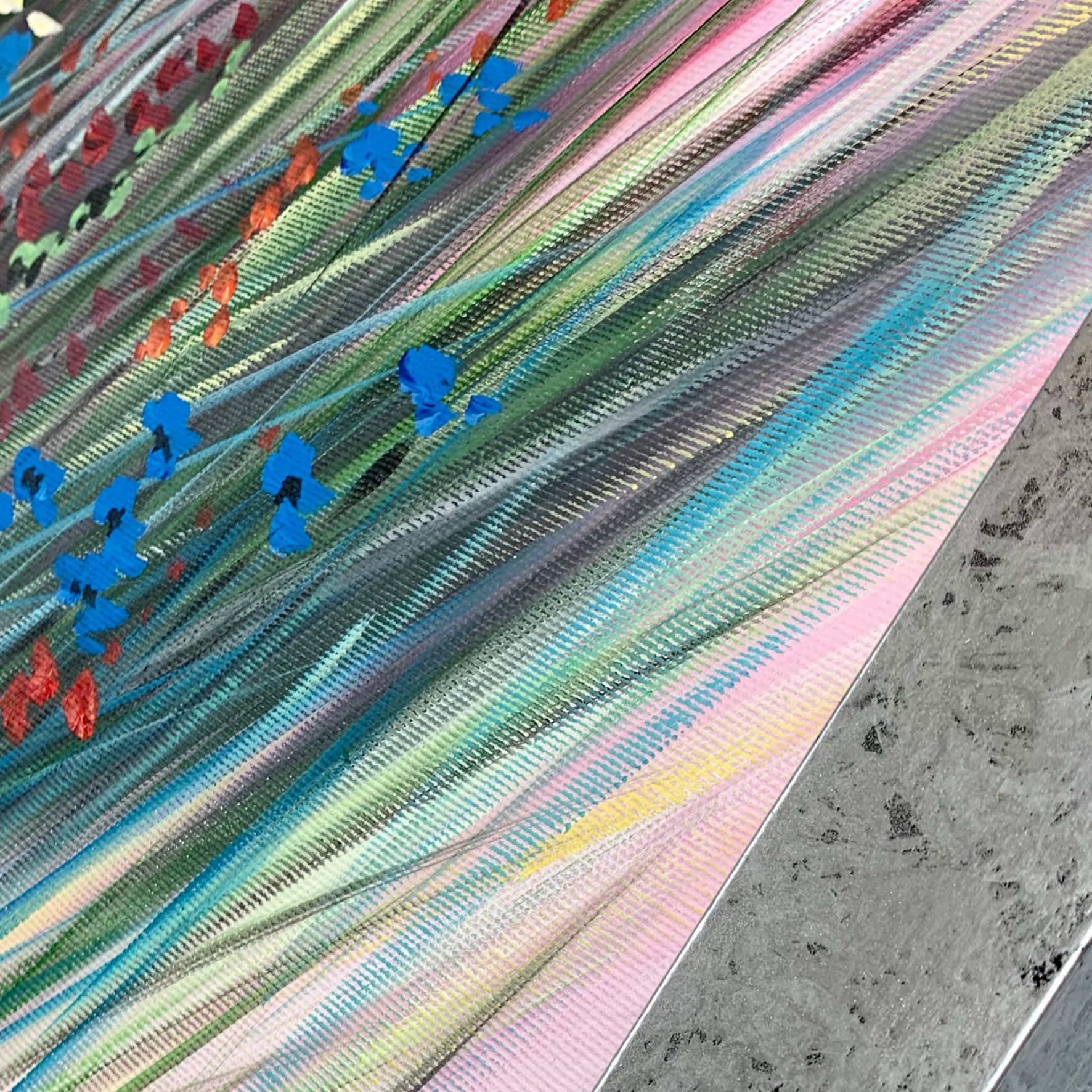 Obraz ręcznie malowany na płótnie "Polskie kwiaty" 2253A - obrazek 6