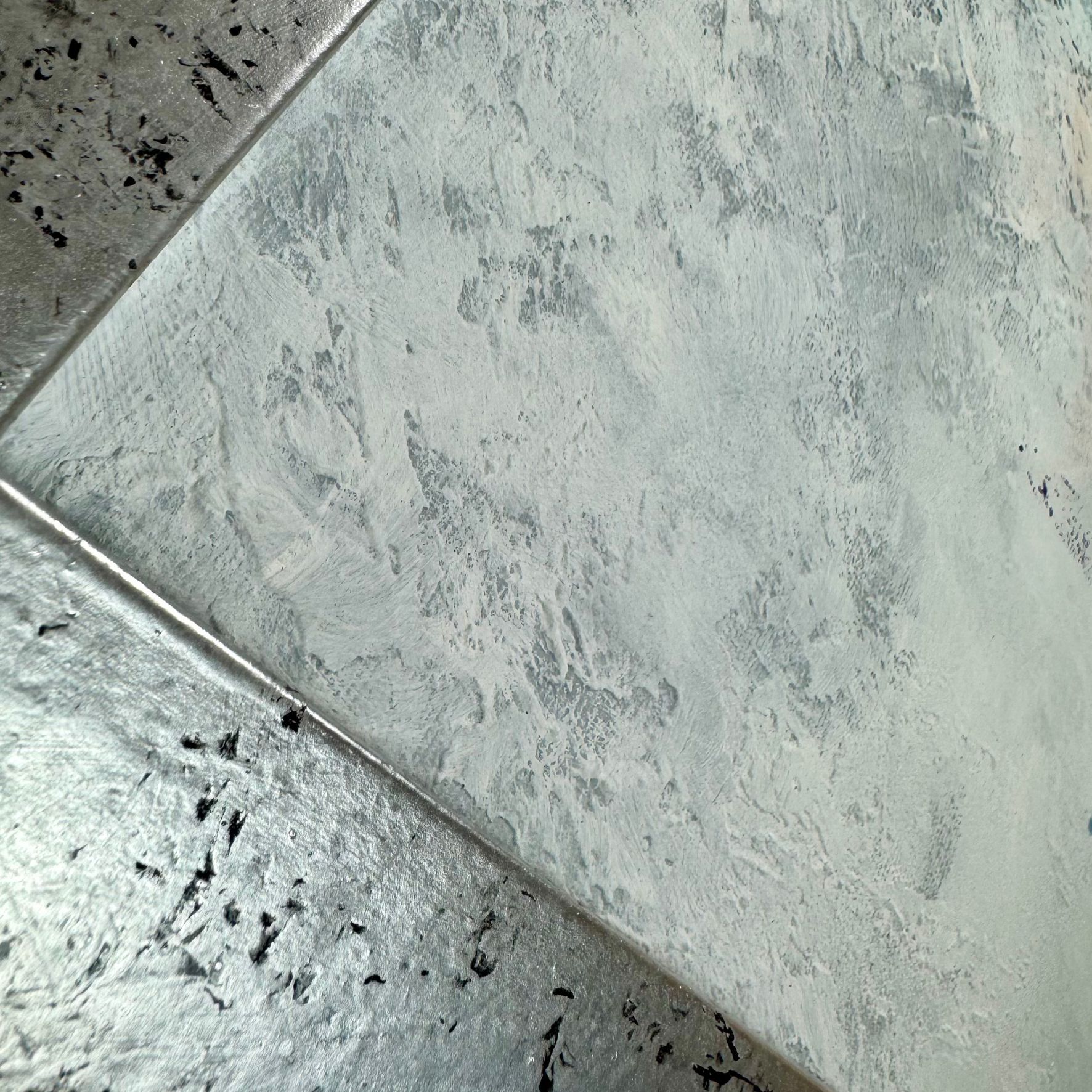 Obraz ręcznie malowany abstrakcja "Kolorowe miasto w oddali" 2177A - obrazek 8