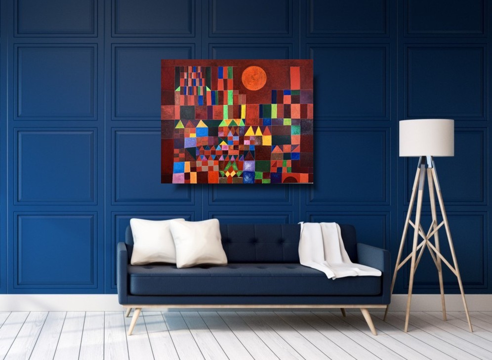 Obraz do salonu "Castle and sun" Klee 2217A - obrazek 3