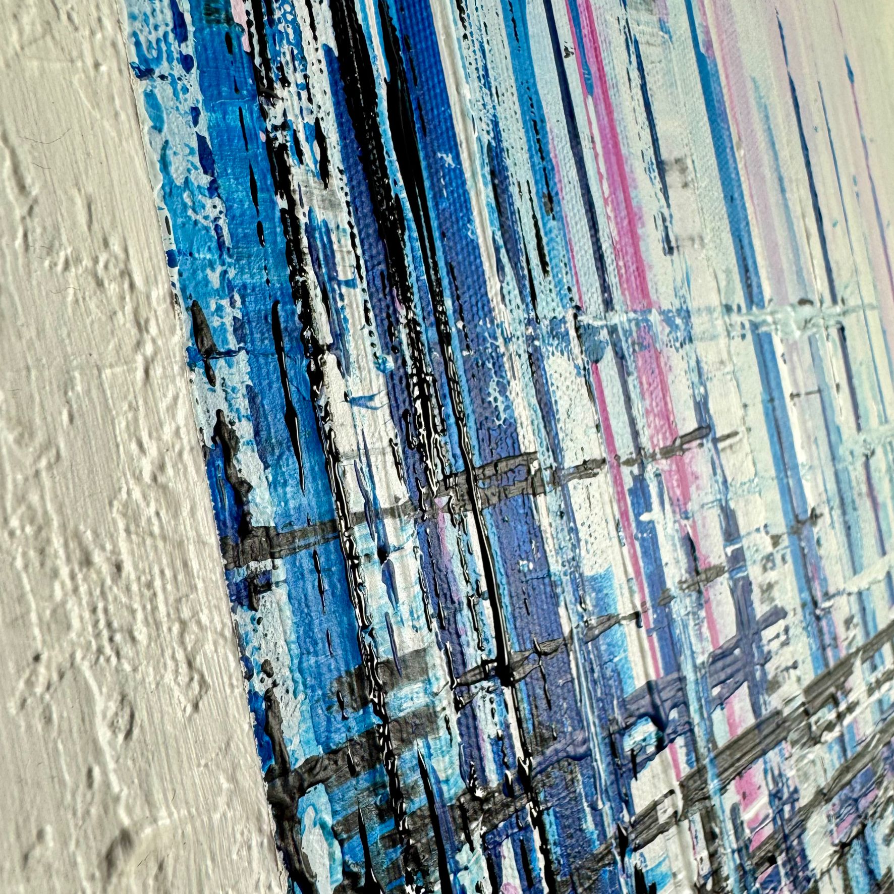 Obraz ręcznie malowany na płótnie "Pozytywna architektura" 2214A - obrazek 5