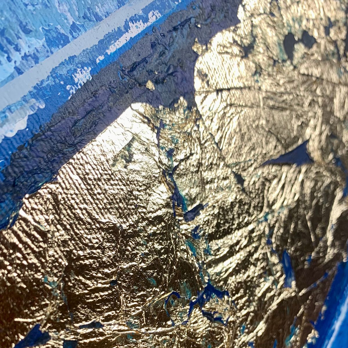 Obraz do salonu "Złota wstęga" abstrakcja 2180A - obrazek 6