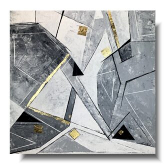 Obraz ręcznie malowany na płótnie "Betonowe miasto" 2109A