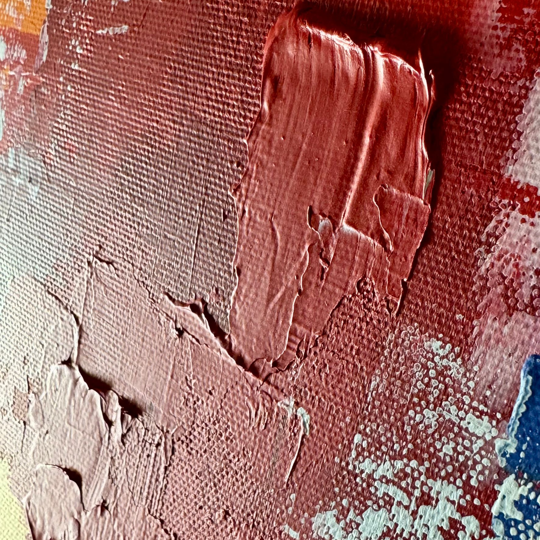 Obraz ręcznie malowany na płótnie "Eksplozja barw" 2260A - obrazek 5