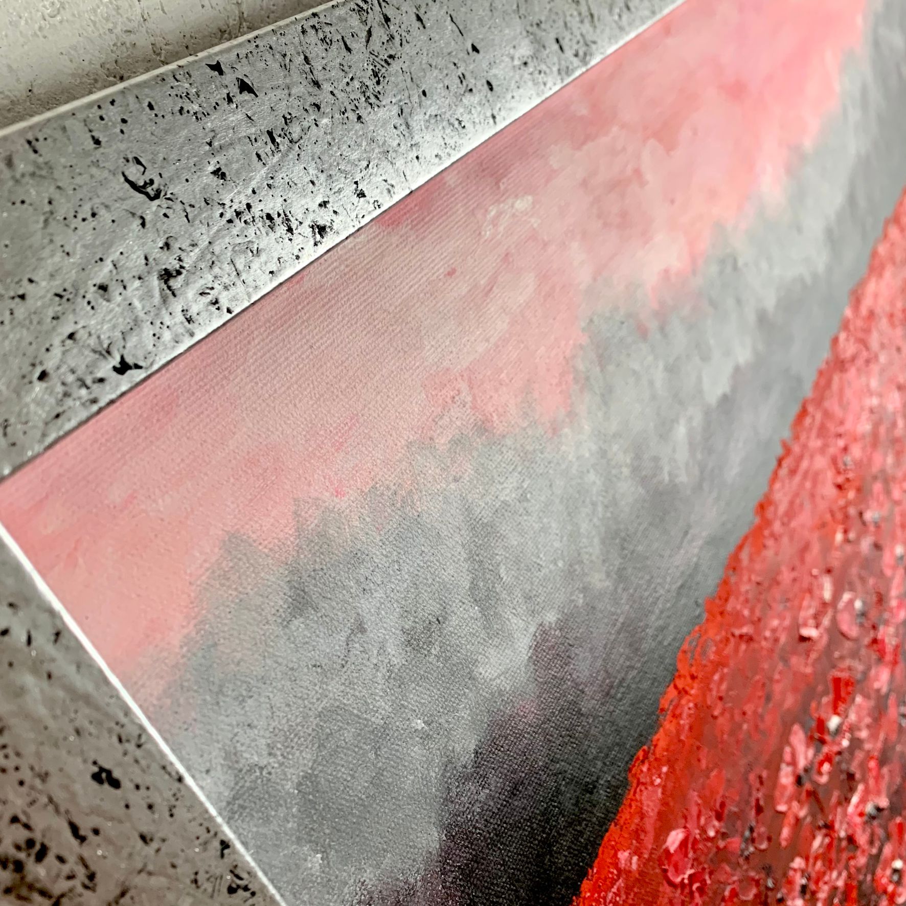 Obraz ręcznie malowany na płótnie "Makowe pole" 2221A - obrazek 6