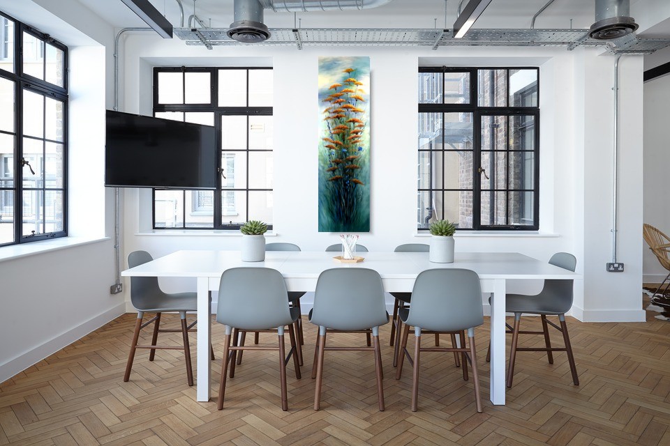 Obraz ścienny wrotycz i chabry obrazy polska łąka galeria 1916A - obrazek 2