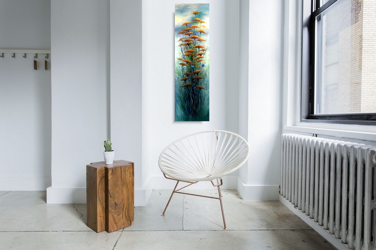 Obraz ścienny wrotycz i chabry obrazy polska łąka galeria 1916A - obrazek 3