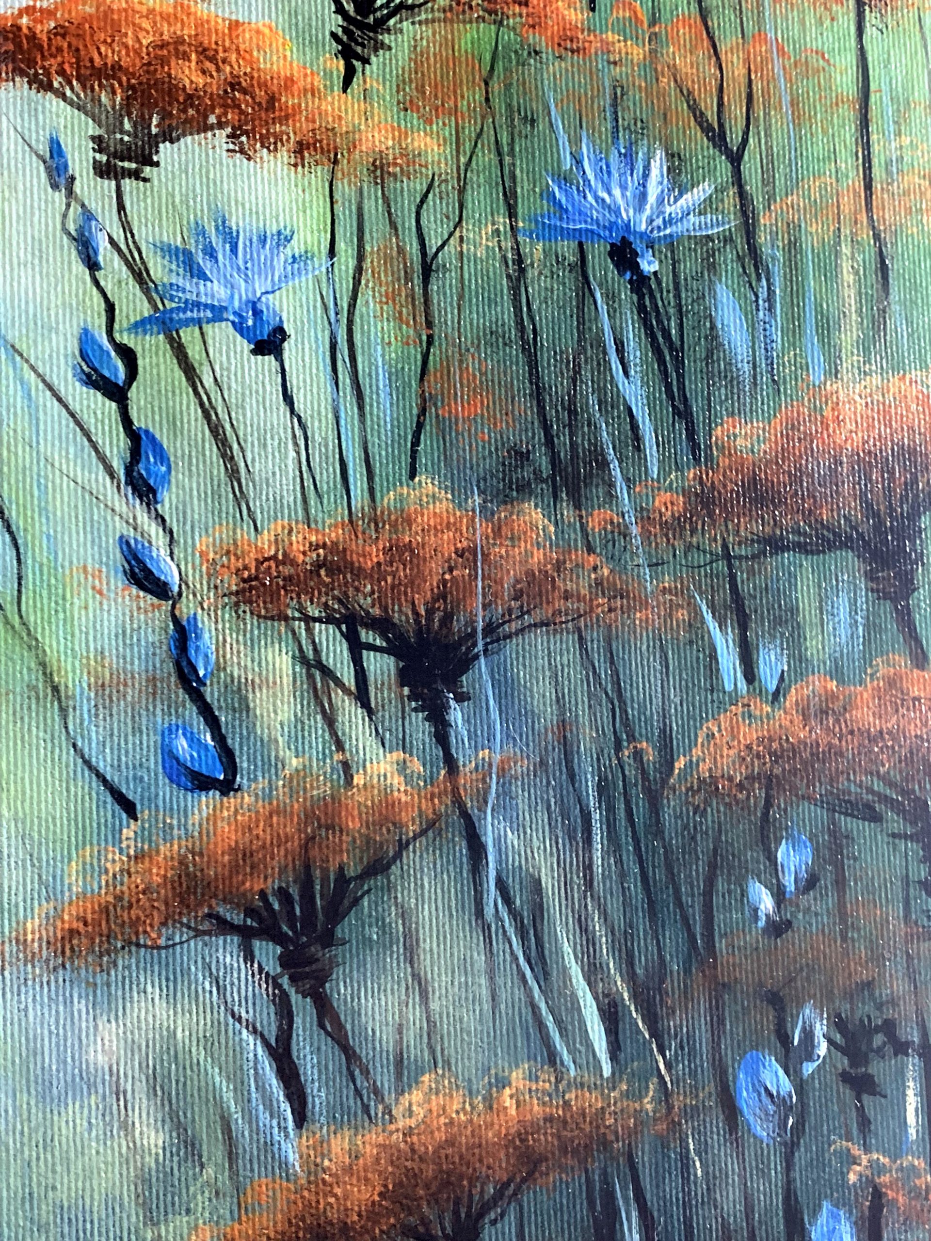 Obraz ścienny wrotycz i chabry obrazy polska łąka galeria 1916A - obrazek 6