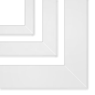 Rama do obrazu biała połysk nowoczesne ramy oprawy R22