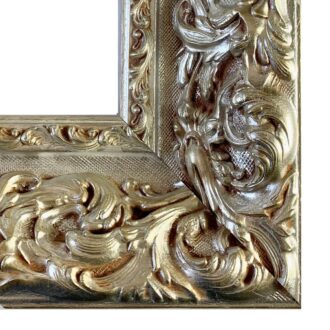 Rama do obrazu gruba rzeźbiona szampan ornament SA29