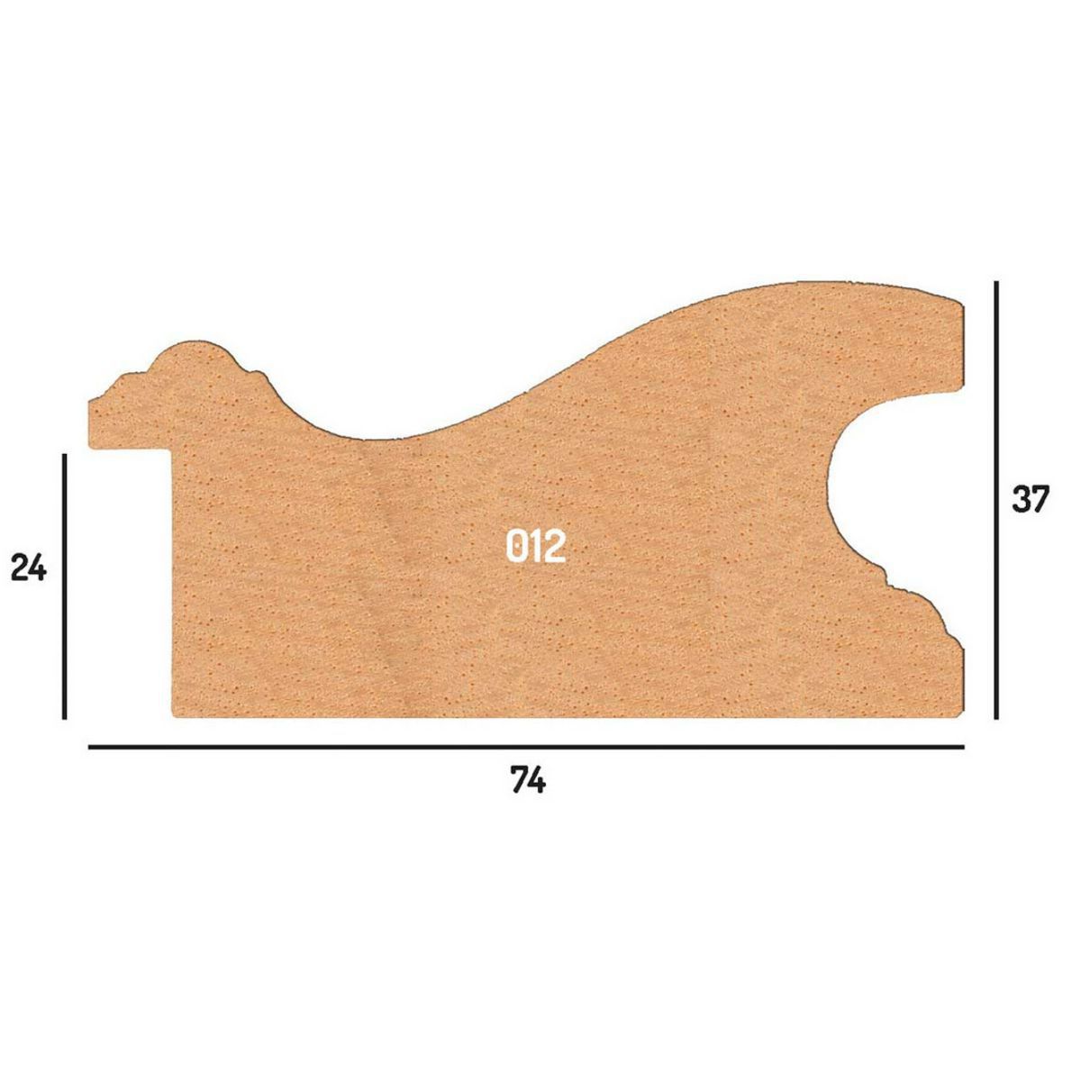 Rama do obrazu klasyczna brązowa SA33 - obrazek 5