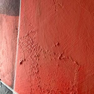 Dyptyk abstrakcyjny – detal struktury farby i zbliżenie koloru