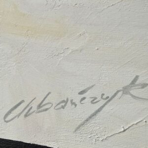 Dyptyk abstrakcyjny – sygnatura autora