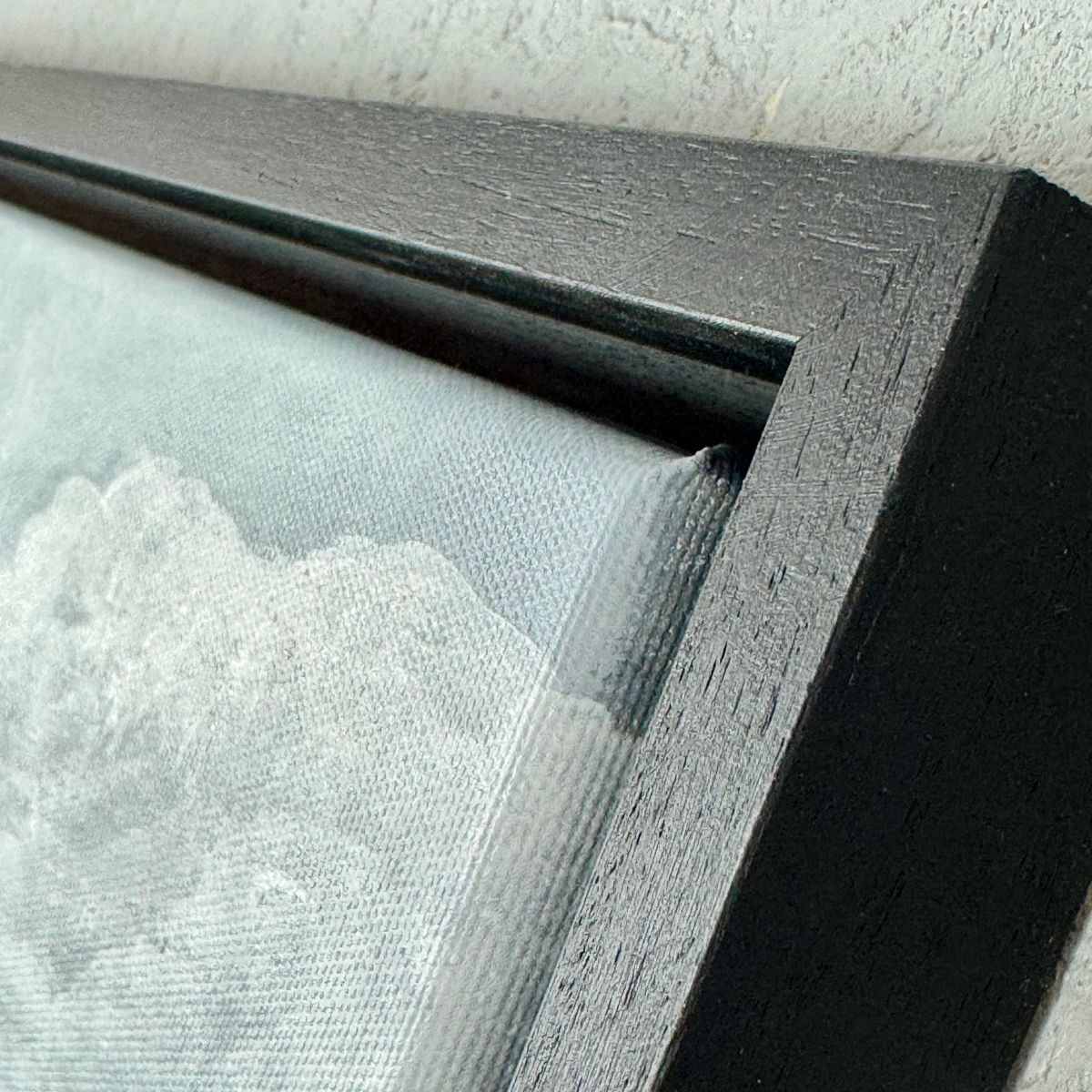 Obraz szara abstrakcje "Nostalgiczne miasto" rama american box 2244A - obrazek 6