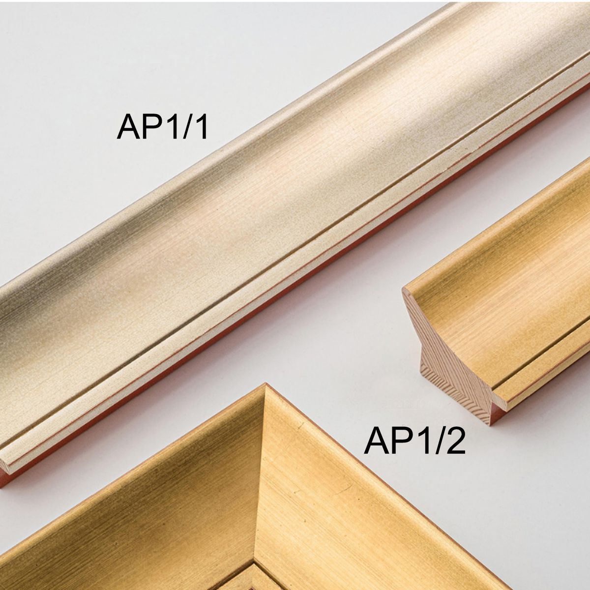 Klasyczna rama do obrazu złota i srebrna AP1 - obrazek 2