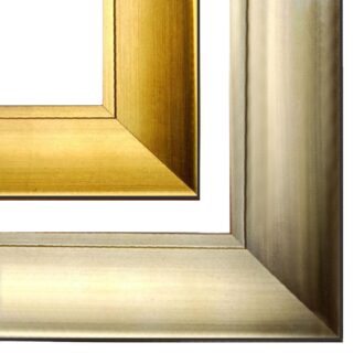 Klasyczna rama do obrazu złota i srebrna AP1