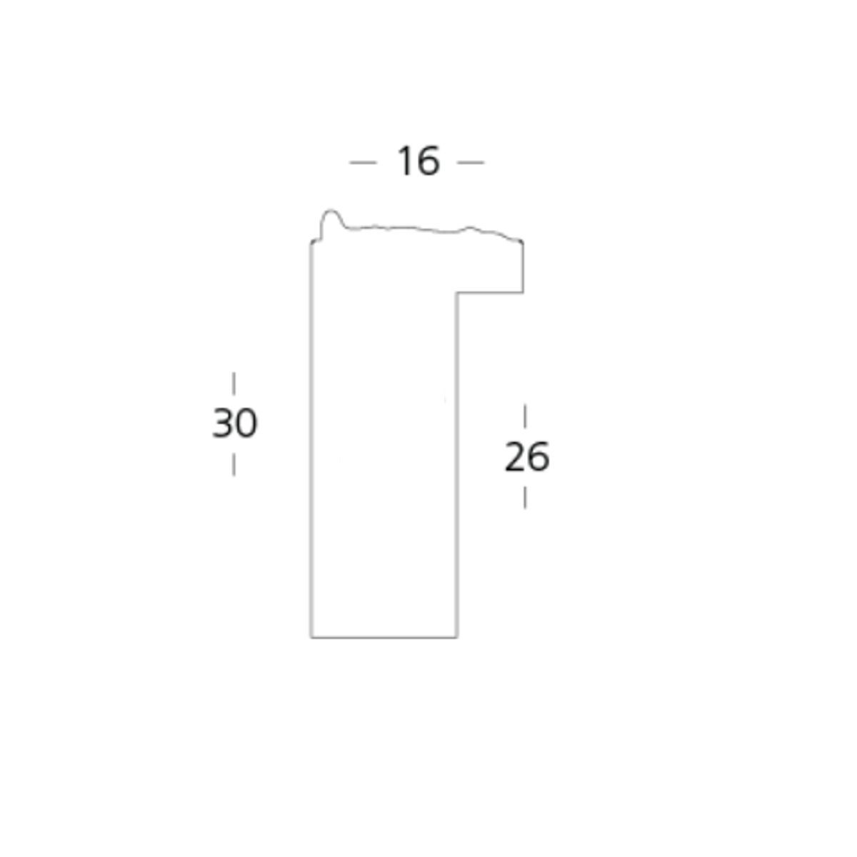 Wąska rzeźbiona rama do obrazu złota, srebrna, szara AP5 - obrazek 3
