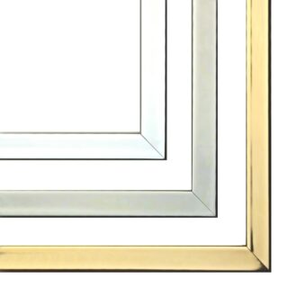 Rama lustrzana do obrazu aluminium, chrom, złoto AP18