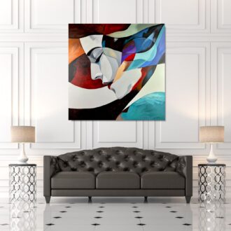 Nowoczesny portret ręcznie malowany "Madonna" 2329A