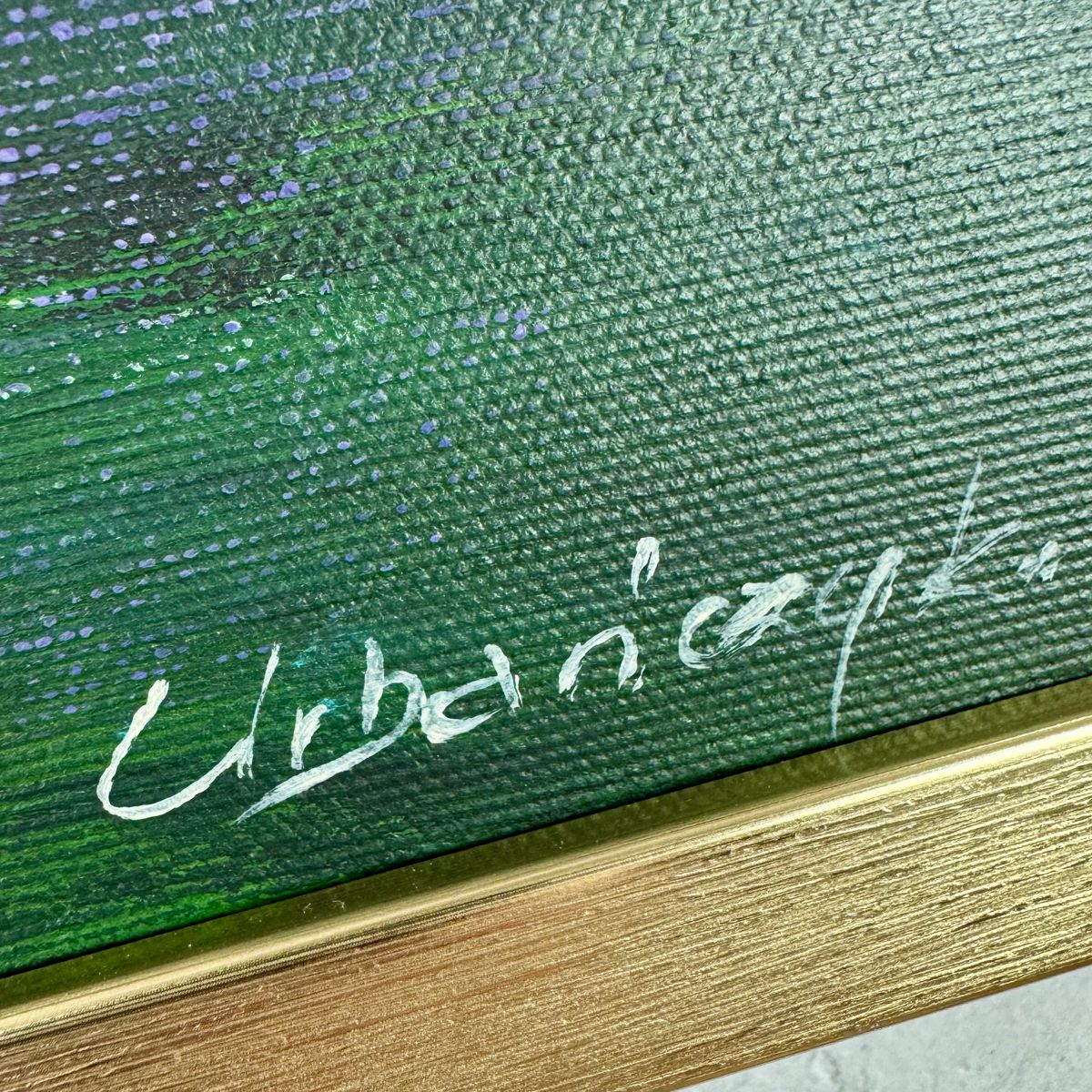 Obraz ręcznie malowany pejzaż "Wytchnienie nad jeziorem" 2309A - obrazek 7