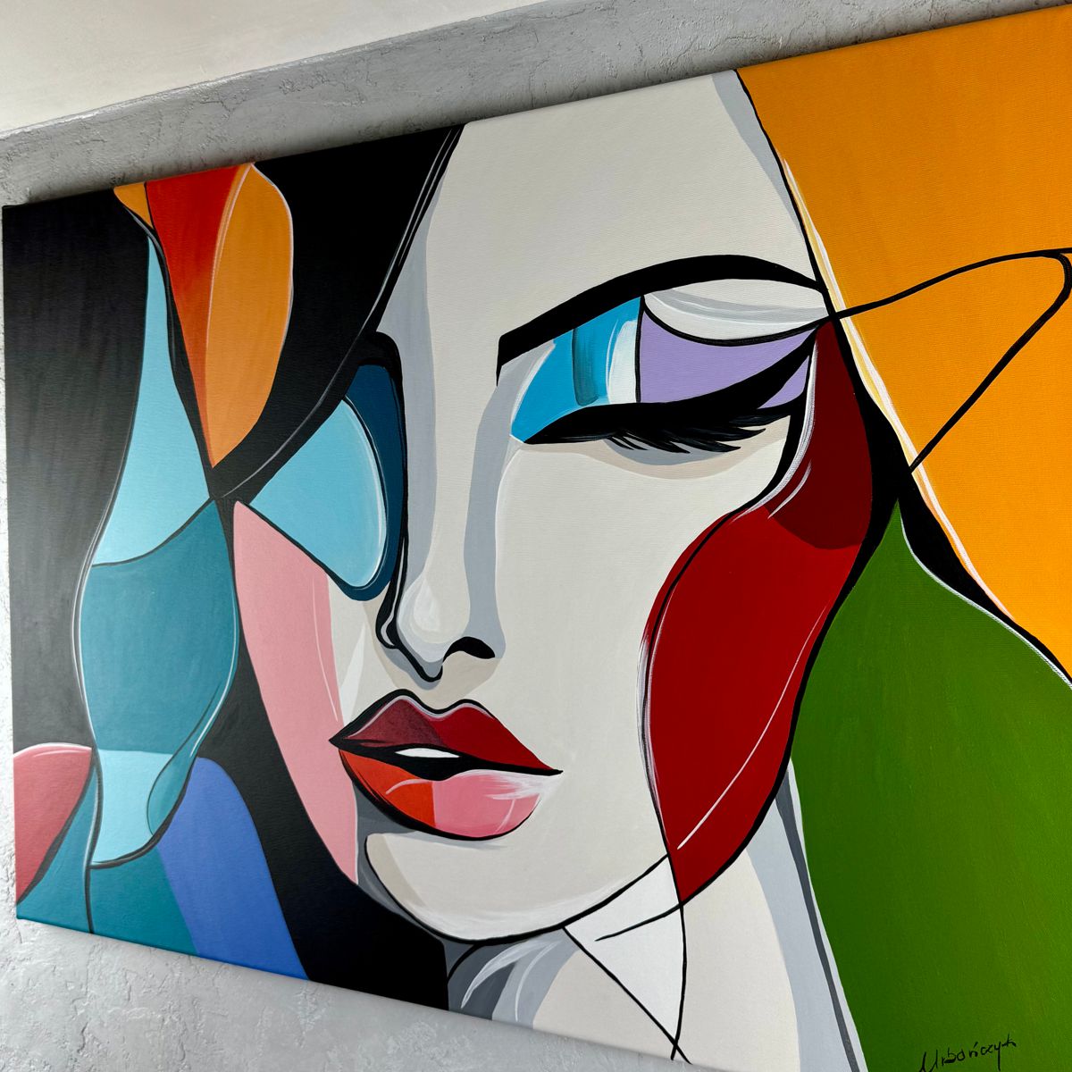 Obraz portret na płótnie "Kobieta niezależna" 2332A - obrazek 8