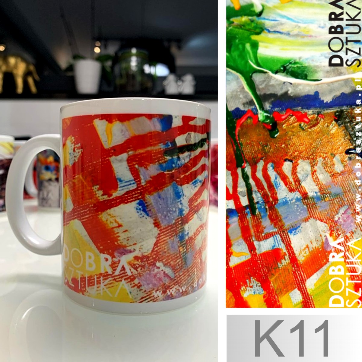 Kubki z obrazami kubek z literami obraz na kubku K2 - obrazek 18