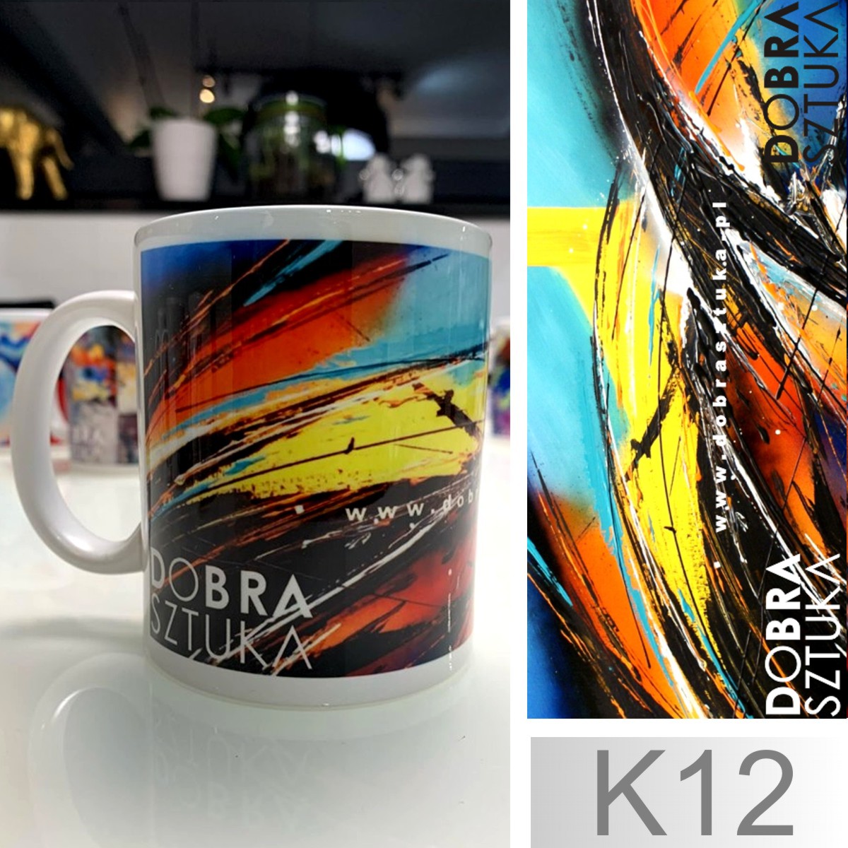 Kubki z obrazami kubek z literami obraz na kubku K2 - obrazek 19