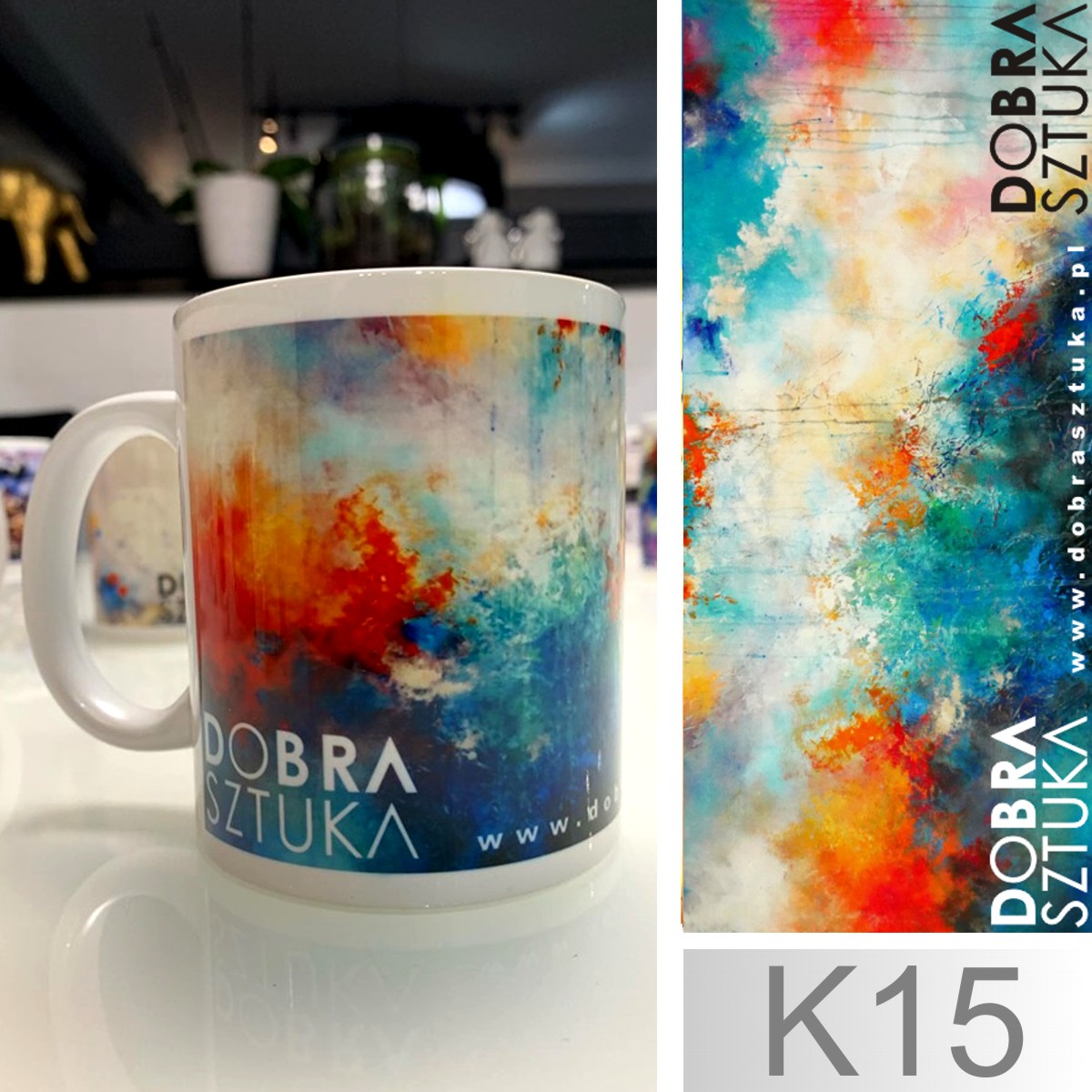 Kubki z obrazami kubek z literami obraz na kubku K2 - obrazek 22