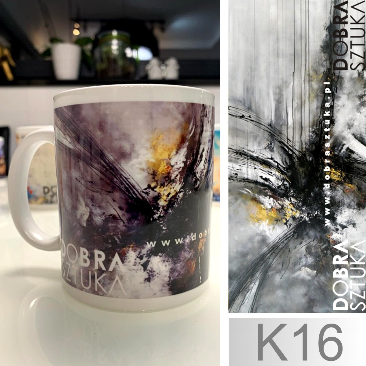 Kubki z obrazami kubek z literami obraz na kubku K2 - obrazek 23